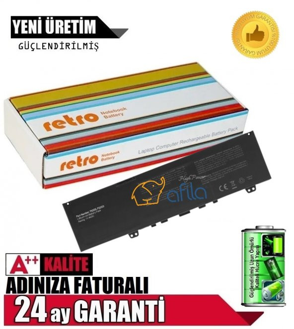 Dell Inspiron 5370, Vostro 5370, F62G0 Notebook Bataryası, Pili RDL-213 - Resim 2