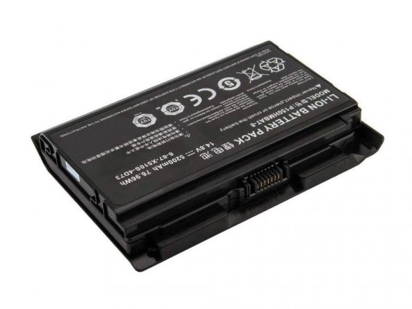 Clevo P150HMBAT-8 Notebook Bataryası - Ver.1