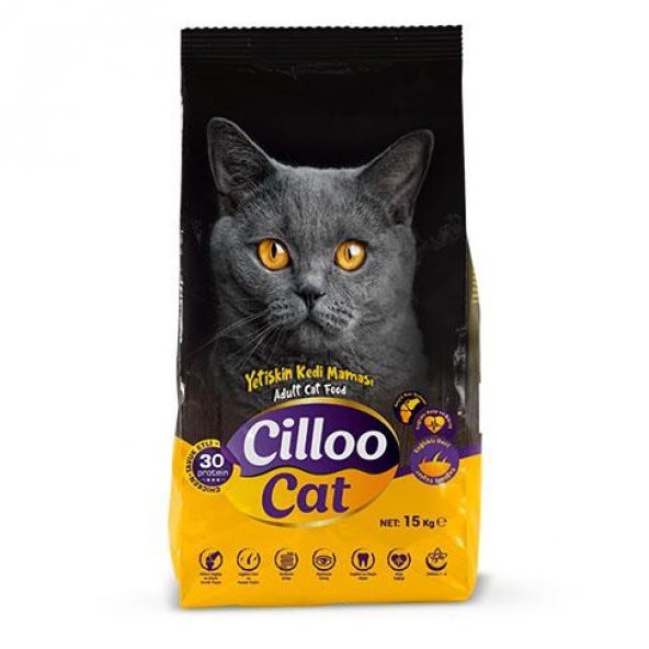 Cilloo Cat 15 Kg Tavuk Etli 30 Protein Yetişkin Kedi Maması