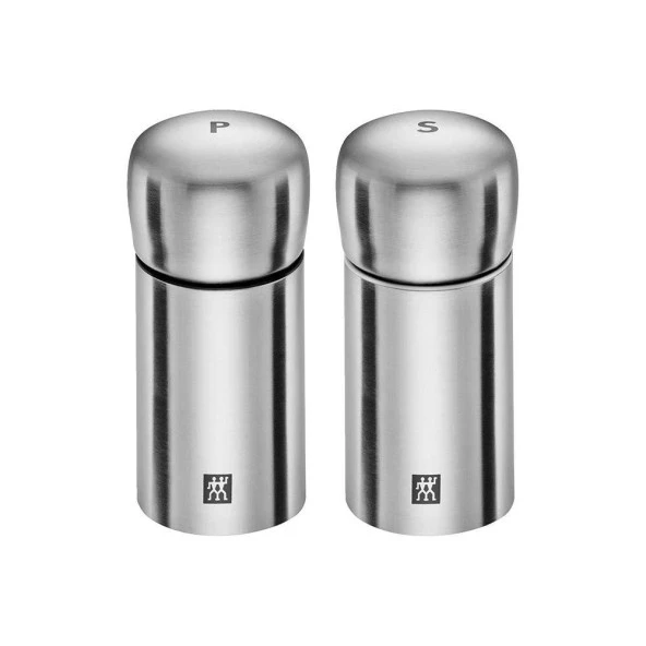 Zwilling 395000250 Tuz ve Karabiber Değirmen Set Metalik Gri