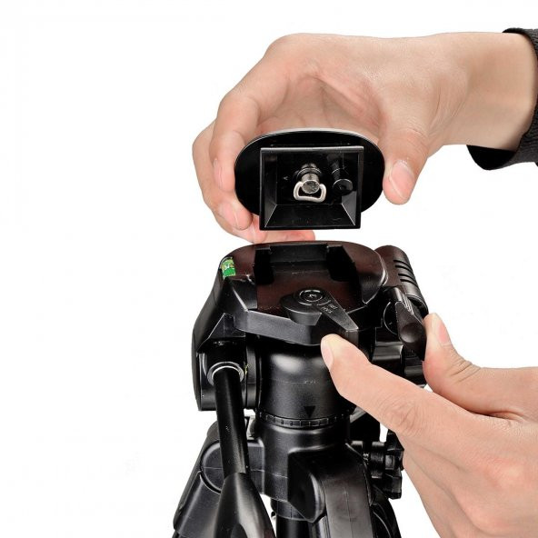 Fujifilm xt3 xt4 Uyumlu 135Cm Profesyonel Tripod - 3