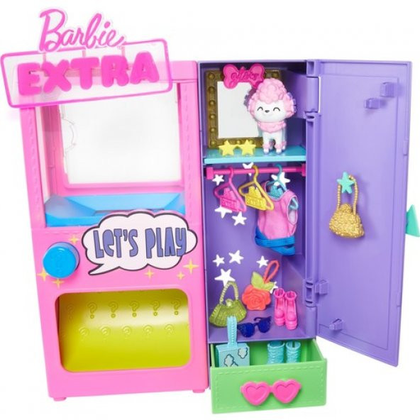 Barbie Extra Kıyafet Otomatı Oyun Seti HFG75 - Resim 4