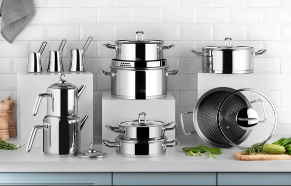 Aryıldız Vento Prestige 20 Parça Ideal Çeyiz Tencere Set Ar208663