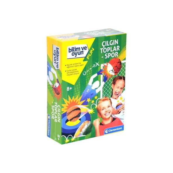 Clementoni Bilim ve Oyun Çılgın Toplar - Spor - Resim 2