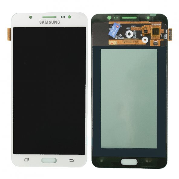 Samsung Galaxy J7 2016 J710 LCD Ekran Dokunmatik Oled Beyaz