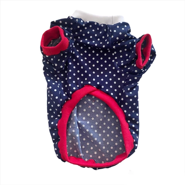 Dots Love Mom Dual Oval Yaka Tişört Kedi Kıyafeti Kedi Elbisesi, Anneler Günü - 5