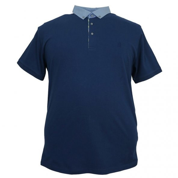 Erkek Büyük Beden Battal Boy Gömlek Yaka Likralı Tişört ( Beden Bilgisi Açıklama Bölümündedir ) - 8