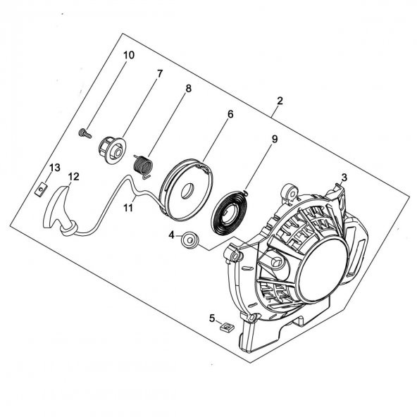 Echo SRM520 Motorlu Tırpan Starter ürün görseli