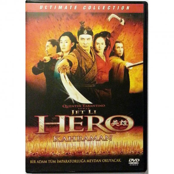 HERO KAHRAMAN JET LI  Kullanılmış Koleksiyonluk DVD Film