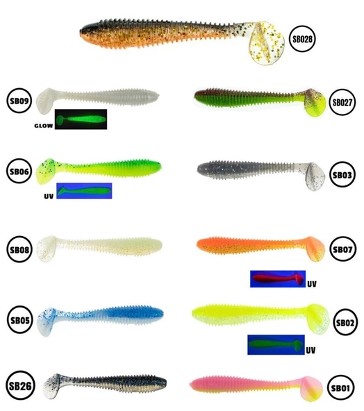 Fujin Round Bait 100mm Silikon Balık