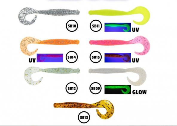 Fujin Tail Bait 105mm Silikon Balık