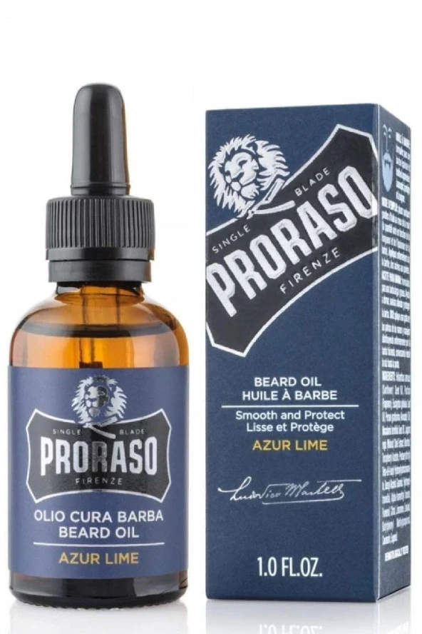 Proraso Beard Oil Sakal Bakım Yağı Azur Lime 30ml.
