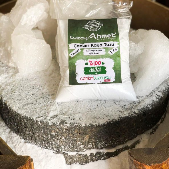 4 Kg Taş Değirmende Öğütülmüş Kristal Çankırı Kaya Tuzu - 2