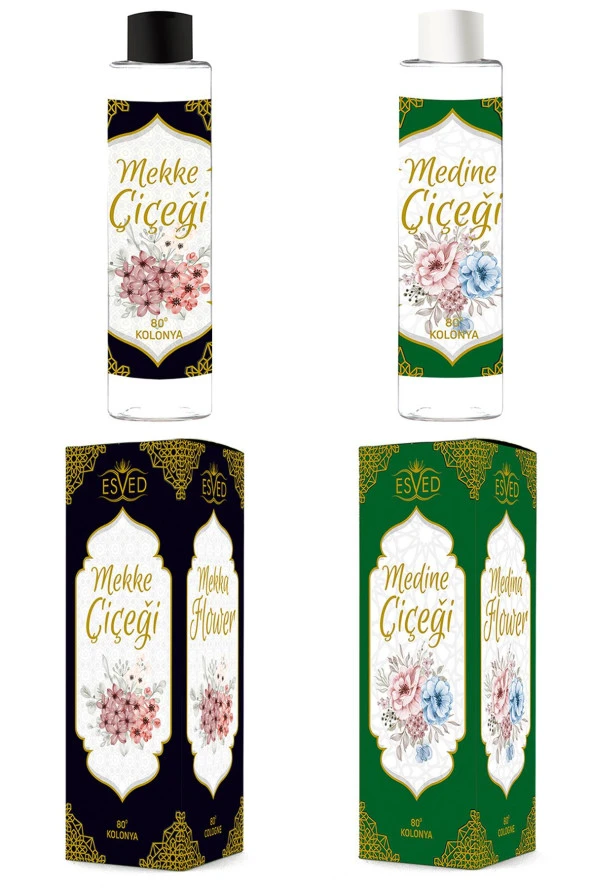 Mekke Çiçeği Ve Medine Çiçeği Kolonya 400Ml. 80 Derece