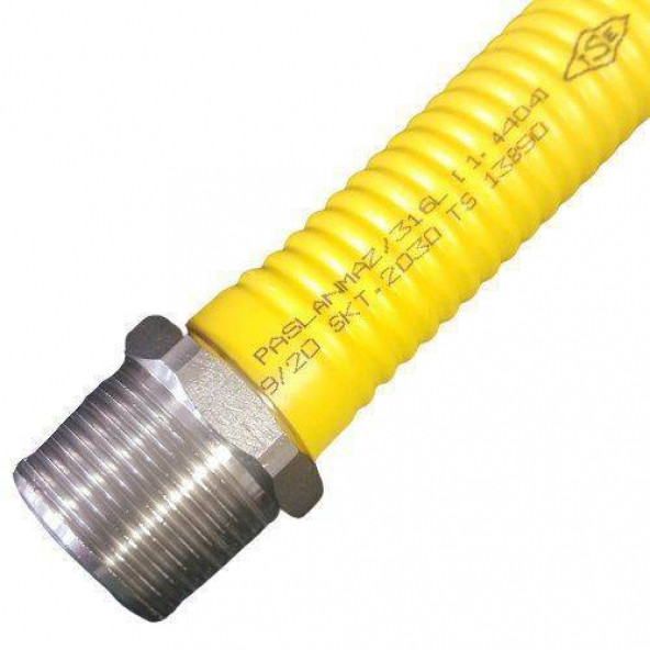 YENİ TİP KOMBİ FLEX HORTUMU PASLANMAZ   TS13890   60CM - 2