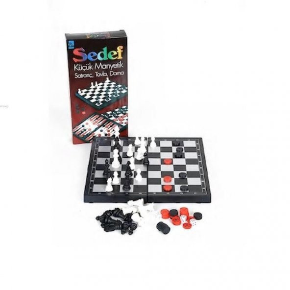 Manyetik Satranç Tavla Dama Oyunu Oyuncak SF-1109-85101