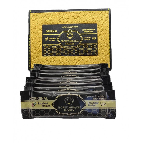 Secret Miracle Honey for Men Golden Paket VIP 12 Porsiyon