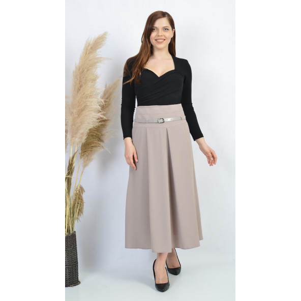 SORALLİNE BAYAN ETEK ETAMİN DESEN BAHARLIK 755 TAŞ - 2