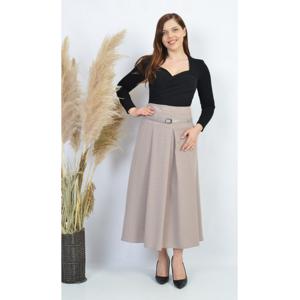 SORALLİNE BAYAN ETEK ETAMİN DESEN BAHARLIK 755 TAŞ - 3