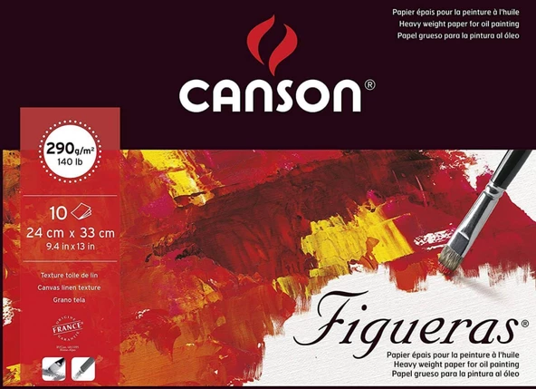 Canson Figueras 24x33cm 10yp 290gr Akrilik & Yağlıboya Resim Blok / 200857221