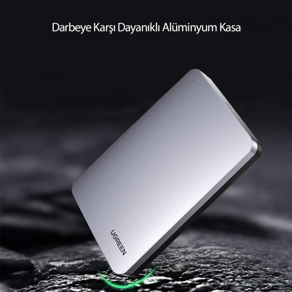 Ugreen USB Type-C 3.1 Gen2 2.5 Inch HDD SSD Alüminyum Harici Disk Kutusu - 4