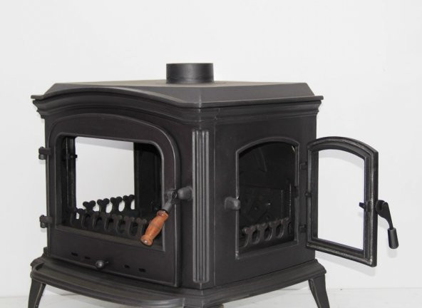 mf119 model döküm soba kuzine soba yandan kapaklı soba şömine soba - 2
