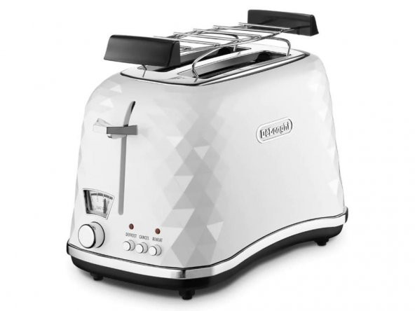 Delonghi CTJ2103 W FRONT Bianco Ekmek Kızartma Makinesi Beyaz