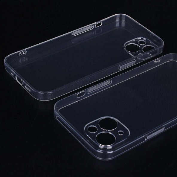 Apple iPhone 13 Kılıf Lüks Kamera Korumalı Silikon - 7