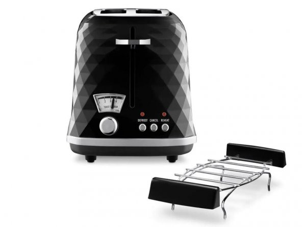 Delonghi CTJ2103 BK FRONT Bianco Ekmek Kızartma Makinesi Siyah - 2