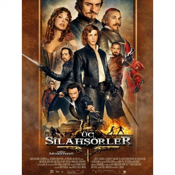 Üç Silahşörler Kullanılmış Koleksiyonluk DVD Film