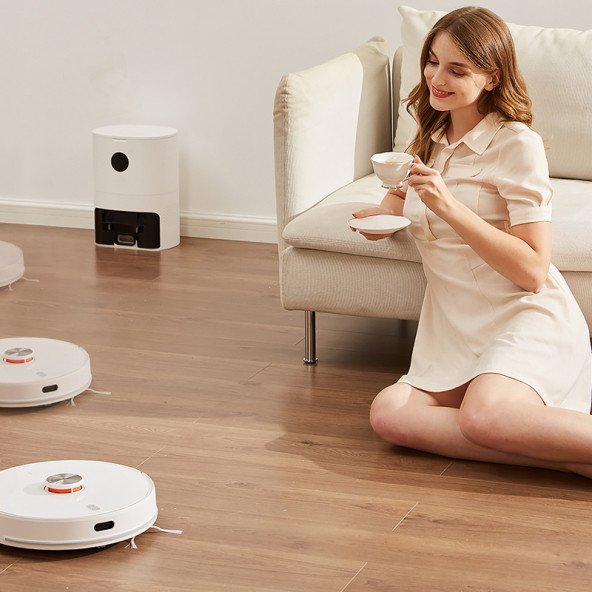 Lydsto S1 UV ve Ozon Sterilizasyonlu Toz Toplama Üniteli Akıllı Robot Süpürge Beyaz Lydsto Türkiye Garantili - 5