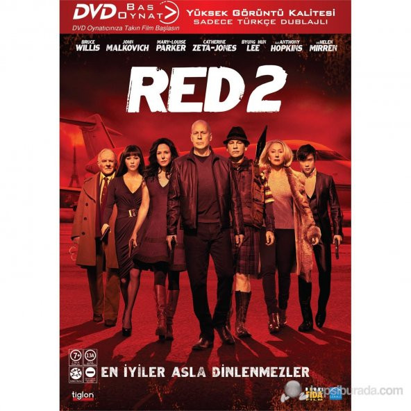Red 2 (Bas Oynat) Kullanılmış Koleksiyonluk DVD Film