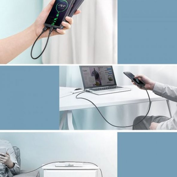 UGREEN USB Type-C Şarj ve Data Kablosu 50 CM - Resim 2