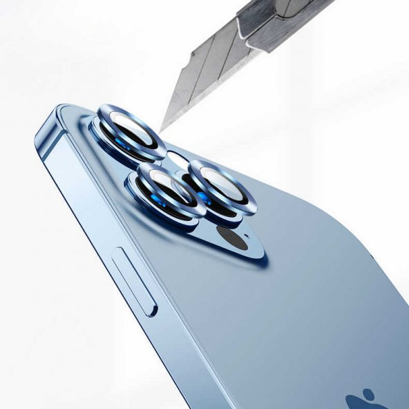 Apple iPhone 13 Pro CL-02 ​​​​Kamera Lens Koruyucu Lüx Cam Koruma - 11