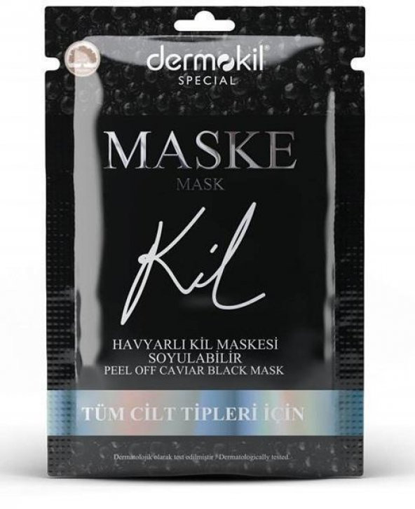 Dermokil Soyulabilir Havyarlı Siyah Kil Maskesi 15 Ml - 1