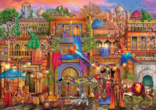 KS Puzzle 4000 Parça Arabian Street - 2