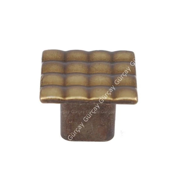 Defne Düğme Kulp Antik Sarı ürün görseli