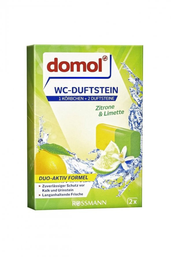 Wc Kokusu - Klozet Blok, Askı Aparatlı Limon, 2x40 G 80 G - 1