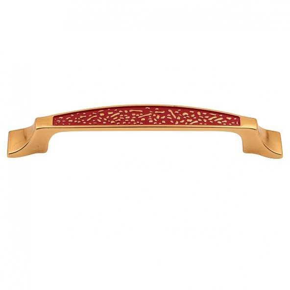 Kaktüs Kulp Altın-Kırmızı 96mm