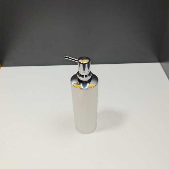 Liza Sıvı Sabunluk Mutfak Banyo Lavabo Çizgili Sabunluk Yuvarlak - 2