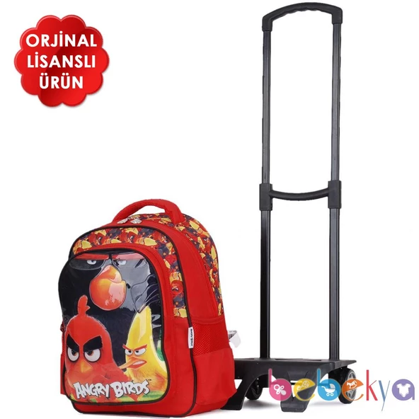 Hakan Çanta Angry Birds Çekçekli Okul Çantası Angry Birds Çekçekli Sırt Çantası - 4