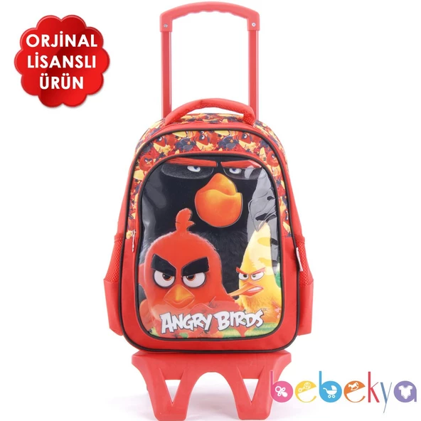 Hakan Çanta Angry Birds Çekçekli Okul Çantası Angry Birds Çekçekli Sırt Çantası - 7