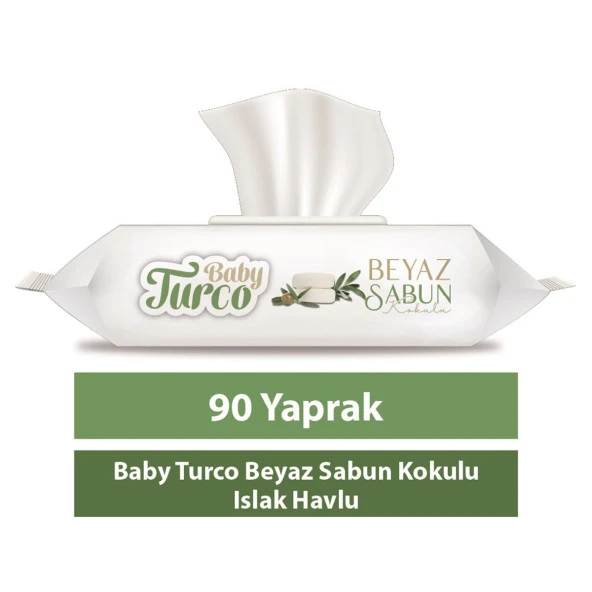 Baby Turco 90 Yaprak 24'lü Paket Islak Mendil