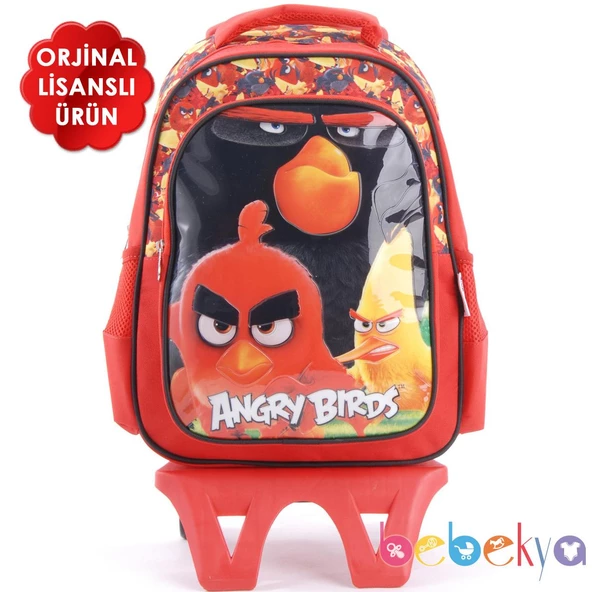 Hakan Çanta Angry Birds Çekçekli Okul Çantası Angry Birds Çekçekli Sırt Çantası - 6