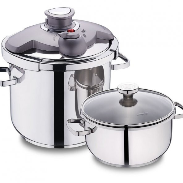 Korkmaz Aqua 4 Parça Düdüklü Tencere Seti A175