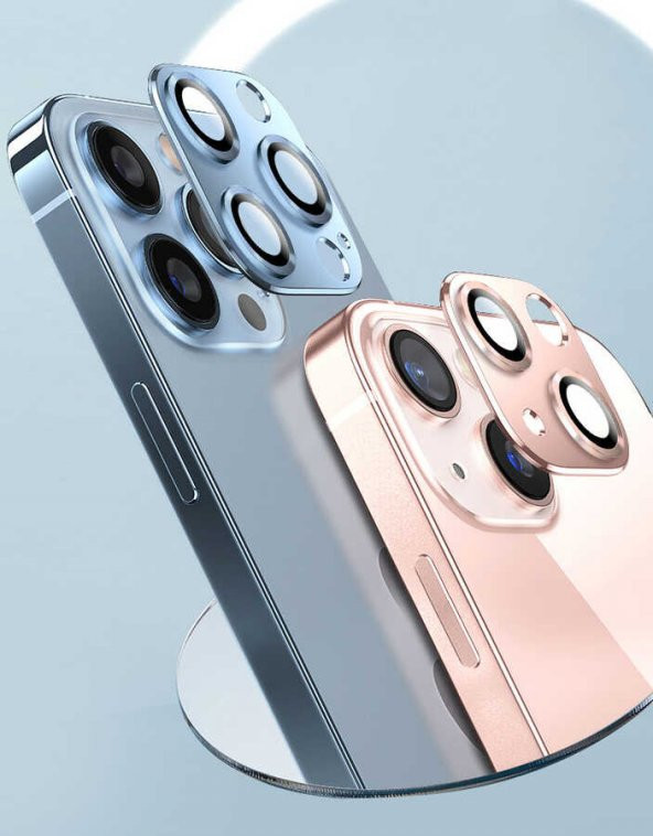 Apple iPhone 13 Pro Max CL-03 ​​​​Kamera Lens Koruyucu Metal Cam Koruma - 2