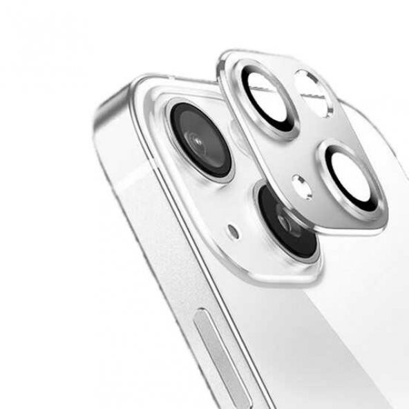 Apple iPhone 13 Mini CL-03 ​​​​Kamera Lens Koruyucu Metal Cam Koruma