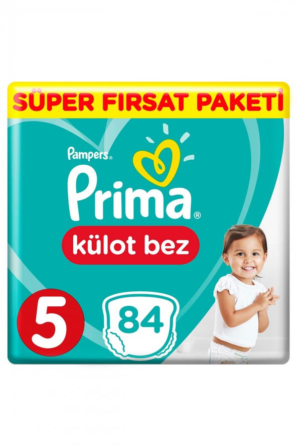 Prima Külot Bez 5 Beden 42 Adet Junior Ekonomik Paket 2li