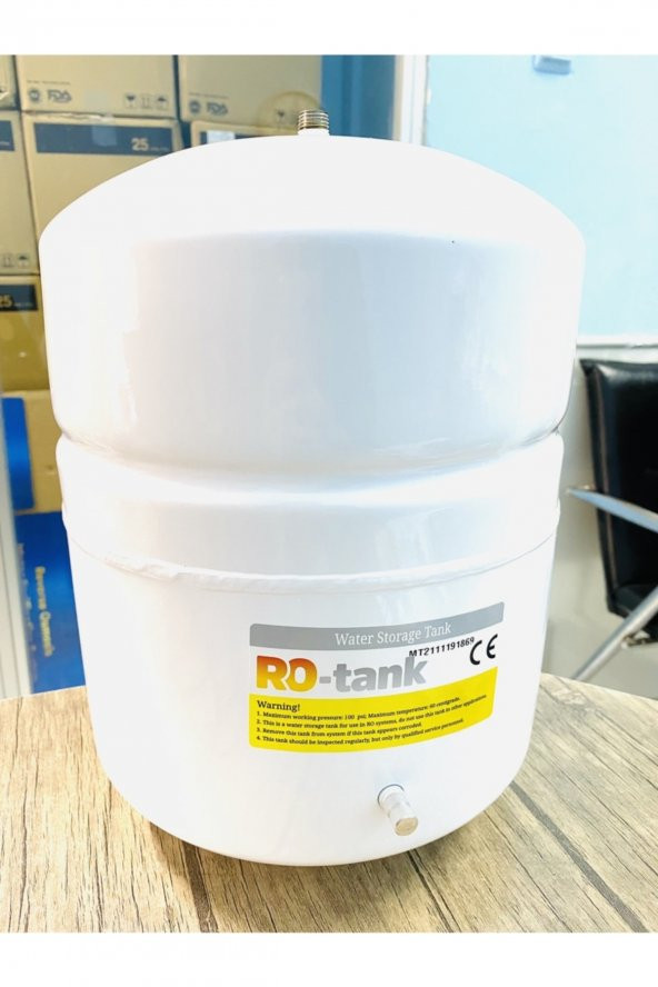 Su Arıtma Cihazı 8 Lt 2.2 Galon Çelik Su Arıtma Deposu Tankı