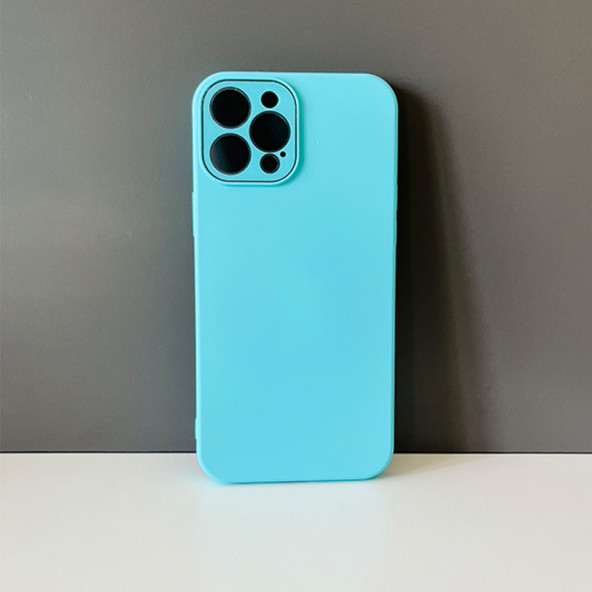 EWP Iphone 12 Pro Max Uyumlu Turkuaz Renk Özel Lens Kapaklı/korumalı Içi Kadife Kılıf 12XLLOLLO - 2